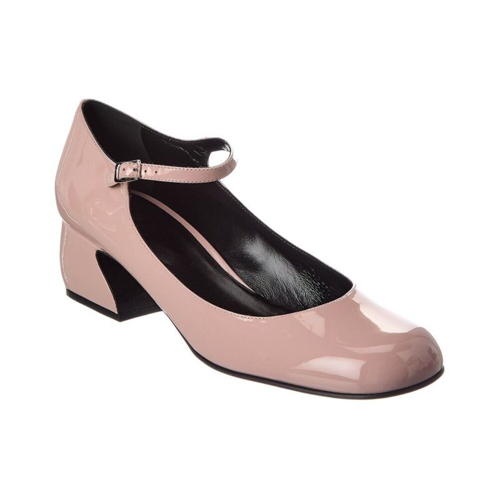 Sergio Rossi 45 Patent Pump, Pink